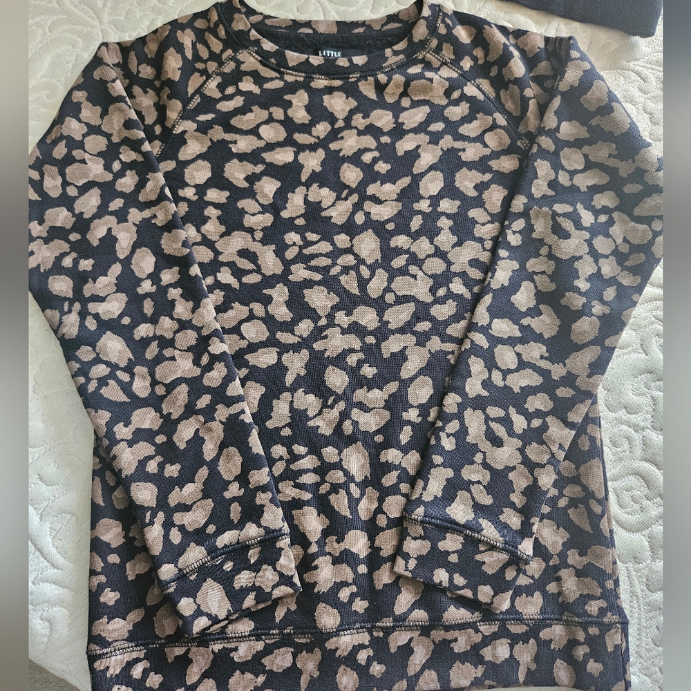 Brunette The Label KIDS Leopard Print Sweatshirt